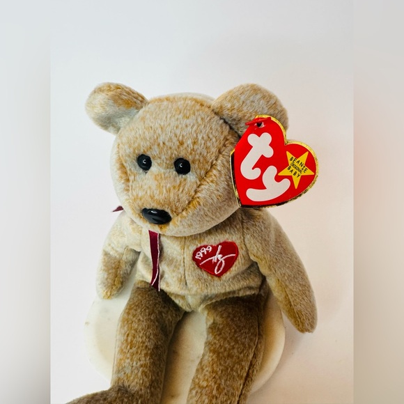 🧸 TY Beanie Babies Collection Classic “1999 SIGNATURE BEAR” Vintage - Picture 2 of 6